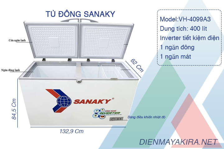 Mô tả chức năng tủ đông sanaky_vh_4099a3