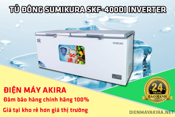 tủ đông sumikura SKF-400DI