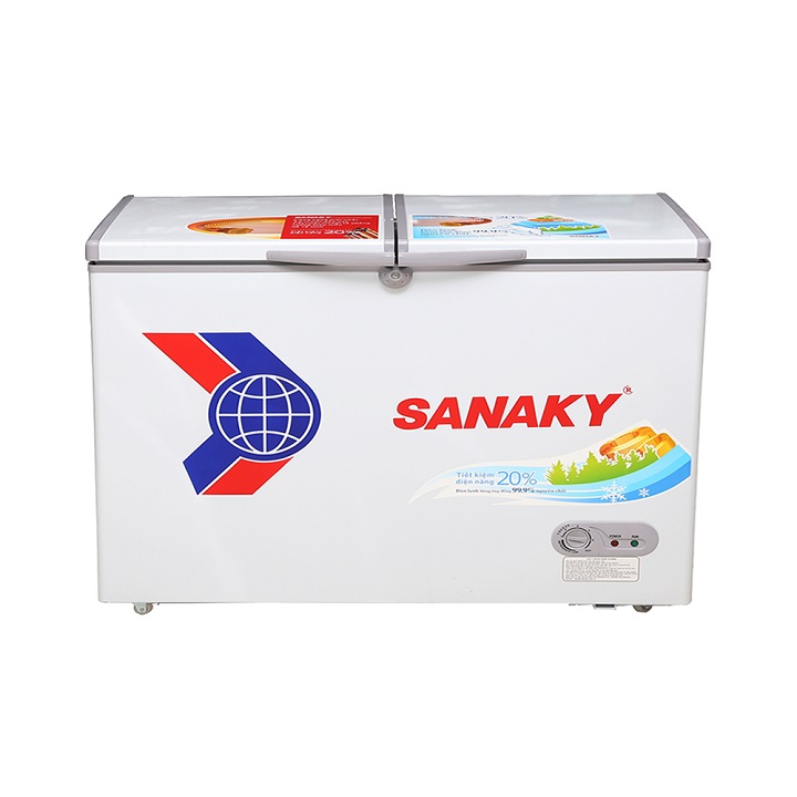 Tủ đông Sanaky SNK-3700W 2 Ngăn dàn đồng