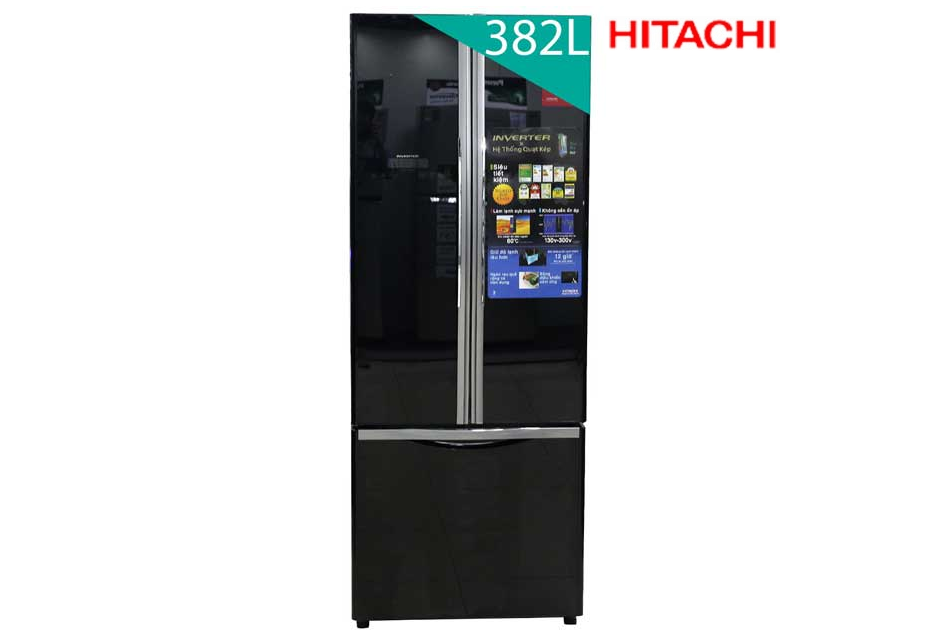 Tủ lạnh HITACHI WB475PGV2GBK 382L