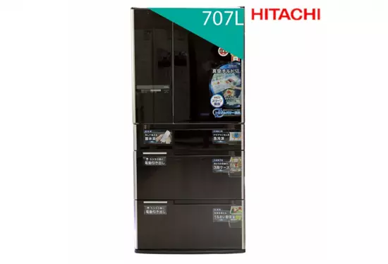 Tủ lạnh Hitachi C6800SXT Màu đen, bạc