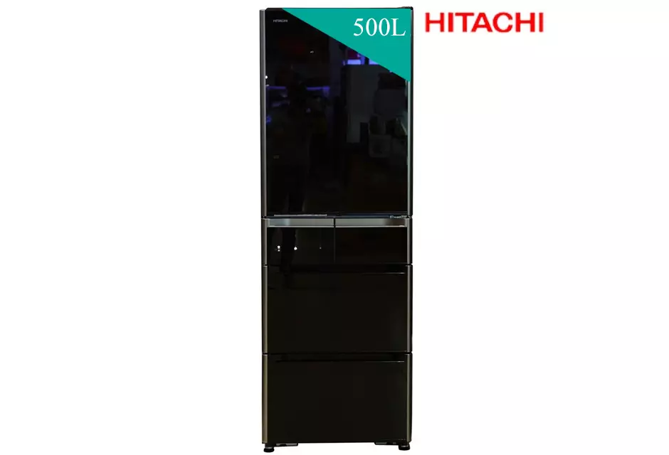 Tủ lạnh Inverter Hitachi E5000V Đen, nâu